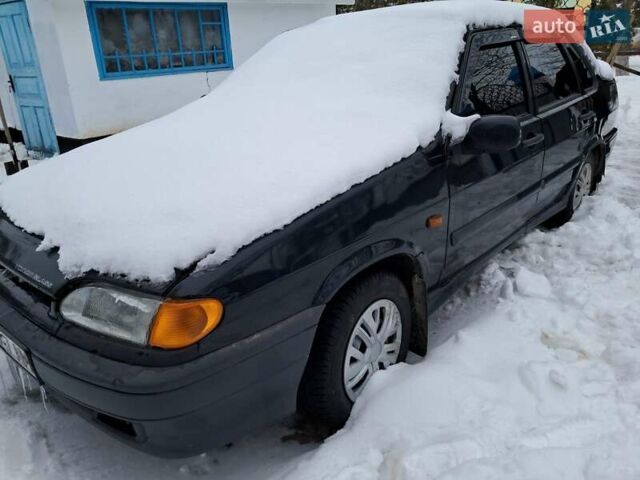Чорний ВАЗ 2115 Самара, об'ємом двигуна 1.6 л та пробігом 90 тис. км за 1900 $, фото 1 на Automoto.ua