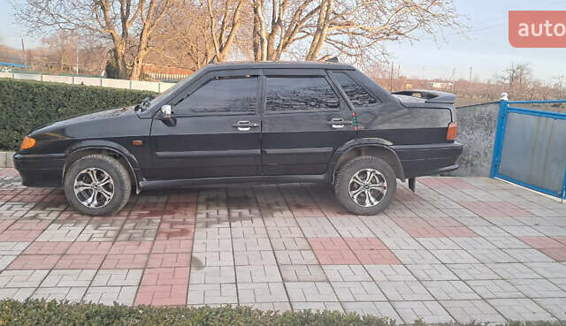 Черный ВАЗ 2115 Самара, объемом двигателя 1.6 л и пробегом 89 тыс. км за 2800 $, фото 1 на Automoto.ua