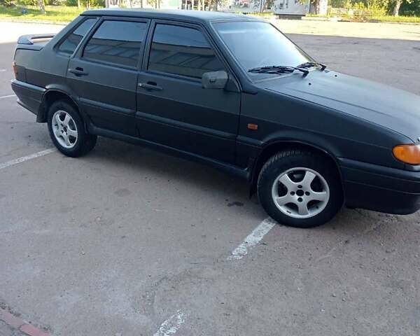 Чорний ВАЗ 2115 Самара, об'ємом двигуна 1.5 л та пробігом 430 тис. км за 1750 $, фото 1 на Automoto.ua