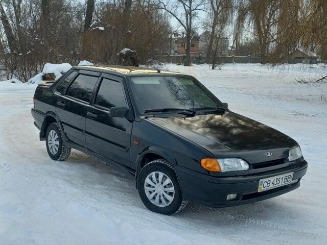 Чорний ВАЗ 2115 Самара, об'ємом двигуна 1.6 л та пробігом 180 тис. км за 1950 $, фото 1 на Automoto.ua