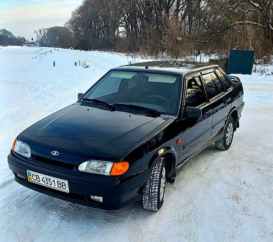 Черный ВАЗ 2115 Самара, объемом двигателя 1.6 л и пробегом 17500 тыс. км за 1950 $, фото 1 на Automoto.ua
