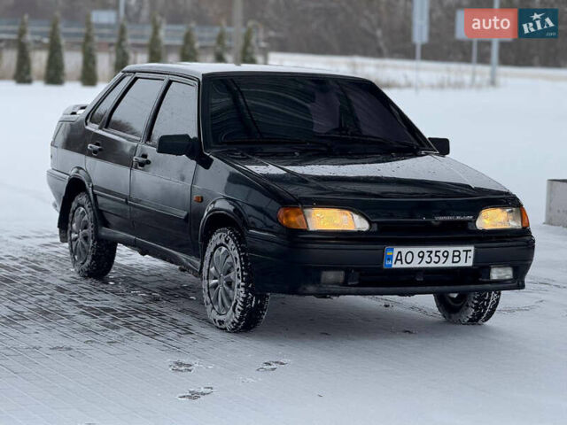 Чорний ВАЗ 2115 Самара, об'ємом двигуна 1.6 л та пробігом 153 тис. км за 2100 $, фото 1 на Automoto.ua