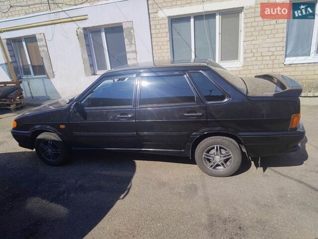 Черный ВАЗ 2115 Самара, объемом двигателя 1.6 л и пробегом 25 тыс. км за 3900 $, фото 1 на Automoto.ua
