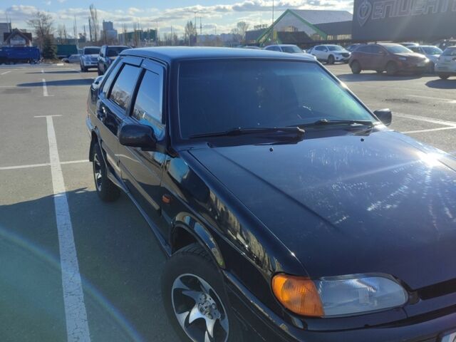 Черный ВАЗ 2115 Самара, объемом двигателя 1 л и пробегом 93 тыс. км за 3050 $, фото 1 на Automoto.ua