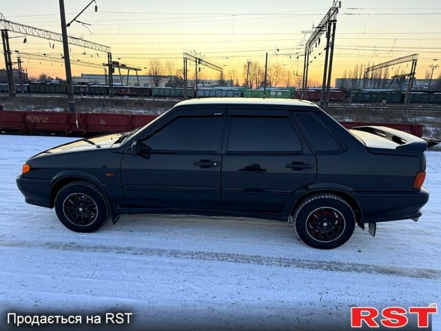 Черный ВАЗ 2115 Самара, объемом двигателя 1.6 л и пробегом 720 тыс. км за 3200 $, фото 1 на Automoto.ua