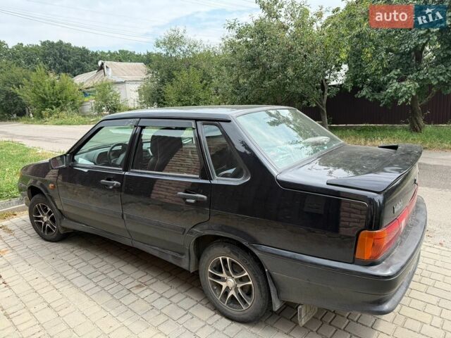 Чорний ВАЗ 2115 Самара, об'ємом двигуна 1.6 л та пробігом 104 тис. км за 3000 $, фото 1 на Automoto.ua