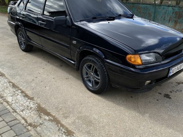 Черный ВАЗ 2115 Самара, объемом двигателя 1.6 л и пробегом 52 тыс. км за 3000 $, фото 1 на Automoto.ua