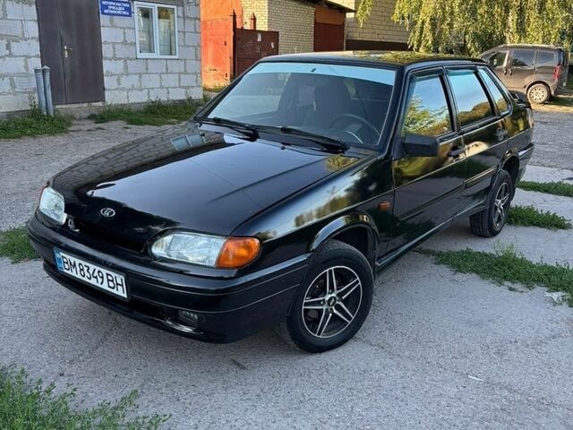 Черный ВАЗ 2115 Самара, объемом двигателя 1.6 л и пробегом 220 тыс. км за 1999 $, фото 1 на Automoto.ua
