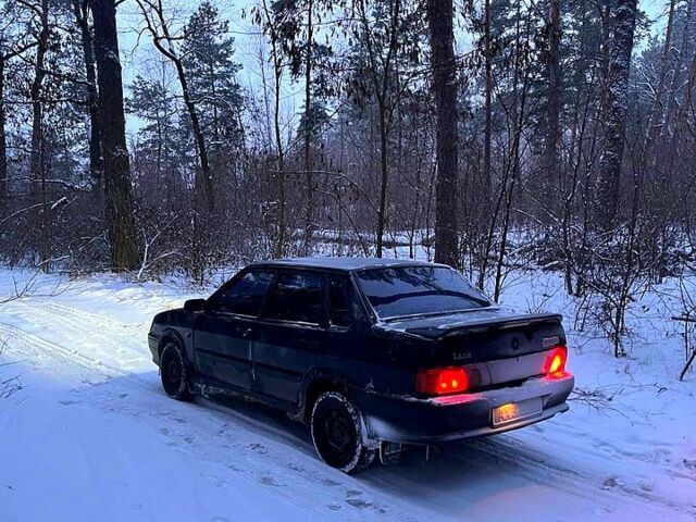 Черный ВАЗ 2115 Самара, объемом двигателя 1.6 л и пробегом 130 тыс. км за 2200 $, фото 1 на Automoto.ua