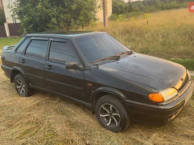 Чорний ВАЗ 2115 Самара, об'ємом двигуна 1.6 л та пробігом 124 тис. км за 1600 $, фото 1 на Automoto.ua