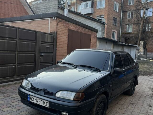 Черный ВАЗ 2115 Самара, объемом двигателя 1.6 л и пробегом 100 тыс. км за 1450 $, фото 1 на Automoto.ua