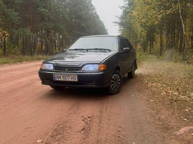 Черный ВАЗ 2115 Самара, объемом двигателя 1.6 л и пробегом 220 тыс. км за 2399 $, фото 1 на Automoto.ua