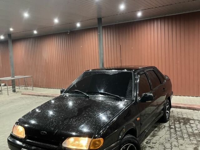 Чорний ВАЗ 2115 Самара, об'ємом двигуна 1.6 л та пробігом 125 тис. км за 1450 $, фото 1 на Automoto.ua