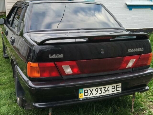 Чорний ВАЗ 2115 Самара, об'ємом двигуна 1.6 л та пробігом 38 тис. км за 3700 $, фото 1 на Automoto.ua