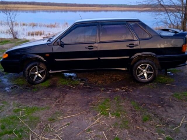 Чорний ВАЗ 2115 Самара, об'ємом двигуна 1.6 л та пробігом 0 тис. км за 2100 $, фото 1 на Automoto.ua