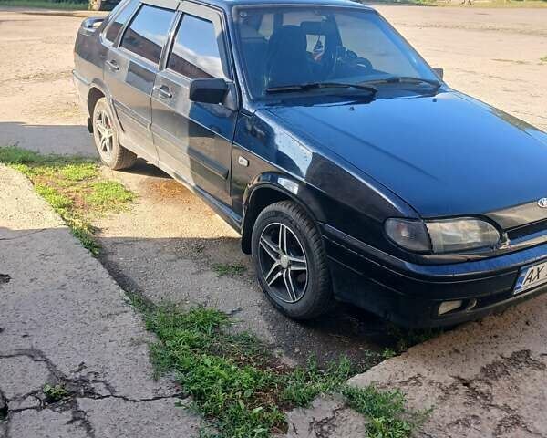 Черный ВАЗ 2115 Самара, объемом двигателя 1.6 л и пробегом 148 тыс. км за 2900 $, фото 1 на Automoto.ua