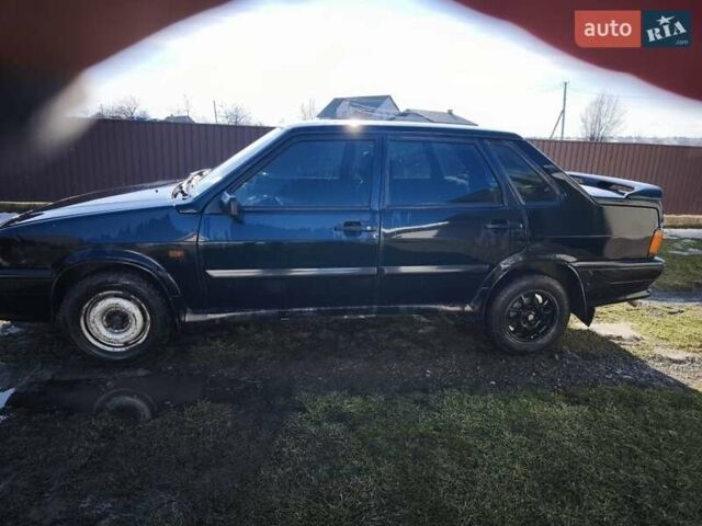 Черный ВАЗ 2115 Самара, объемом двигателя 1.6 л и пробегом 120 тыс. км за 1800 $, фото 1 на Automoto.ua