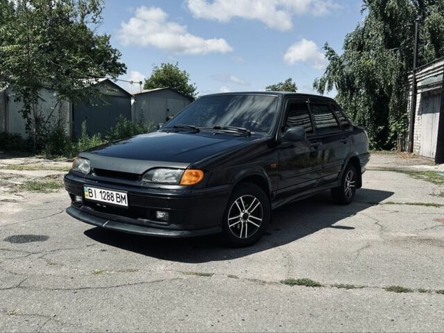 Чорний ВАЗ 2115 Самара, об'ємом двигуна 1.6 л та пробігом 230 тис. км за 1850 $, фото 1 на Automoto.ua