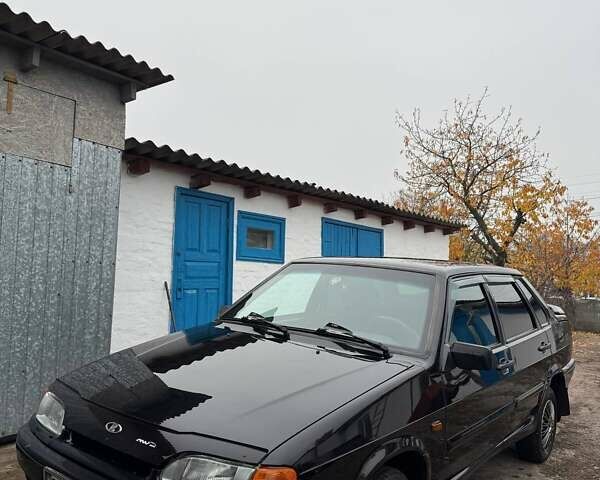 Черный ВАЗ 2115 Самара, объемом двигателя 1.6 л и пробегом 125 тыс. км за 2800 $, фото 1 на Automoto.ua