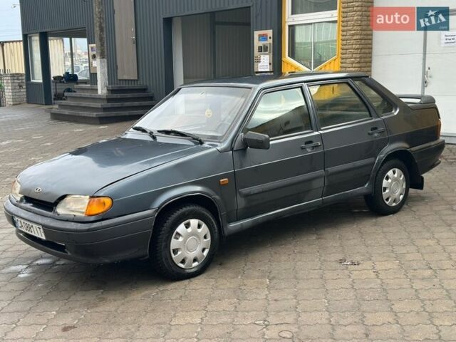 Черный ВАЗ 2115 Самара, объемом двигателя 1.6 л и пробегом 230 тыс. км за 1350 $, фото 1 на Automoto.ua
