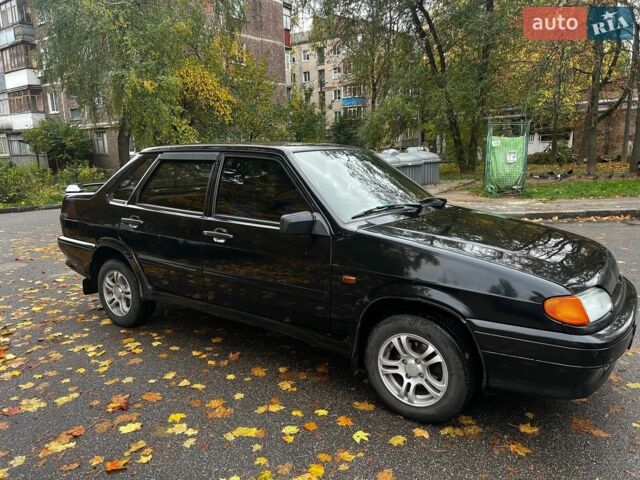 Черный ВАЗ 2115 Самара, объемом двигателя 1.6 л и пробегом 200 тыс. км за 2800 $, фото 1 на Automoto.ua