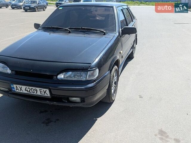 Черный ВАЗ 2115 Самара, объемом двигателя 1.6 л и пробегом 216 тыс. км за 2100 $, фото 1 на Automoto.ua