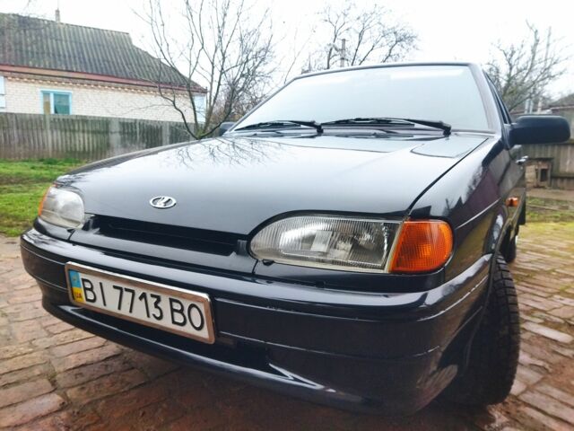 Черный ВАЗ 2115 Самара, объемом двигателя 1.6 л и пробегом 170 тыс. км за 2550 $, фото 1 на Automoto.ua