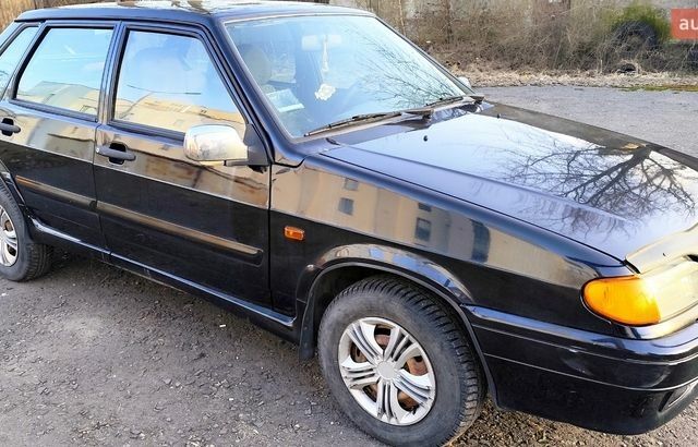 Черный ВАЗ 2115 Самара, объемом двигателя 1.6 л и пробегом 42 тыс. км за 3350 $, фото 1 на Automoto.ua