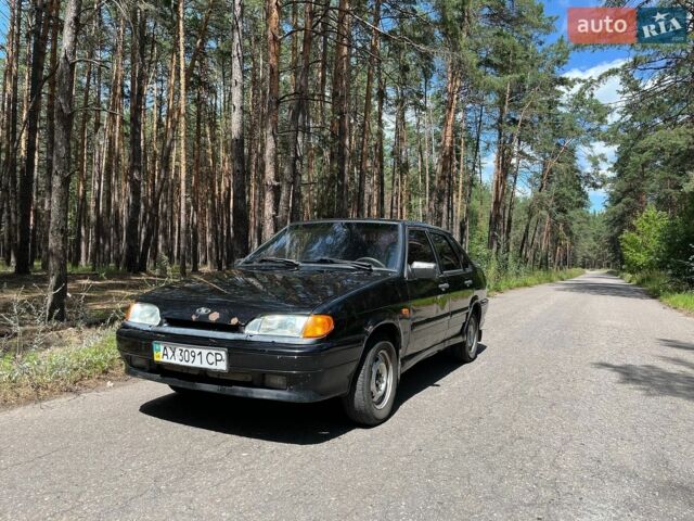 Чорний ВАЗ 2115 Самара, об'ємом двигуна 1.6 л та пробігом 163 тис. км за 1300 $, фото 1 на Automoto.ua