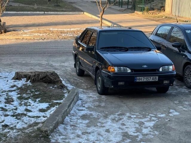 Черный ВАЗ 2115 Самара, объемом двигателя 1.6 л и пробегом 87 тыс. км за 3650 $, фото 1 на Automoto.ua