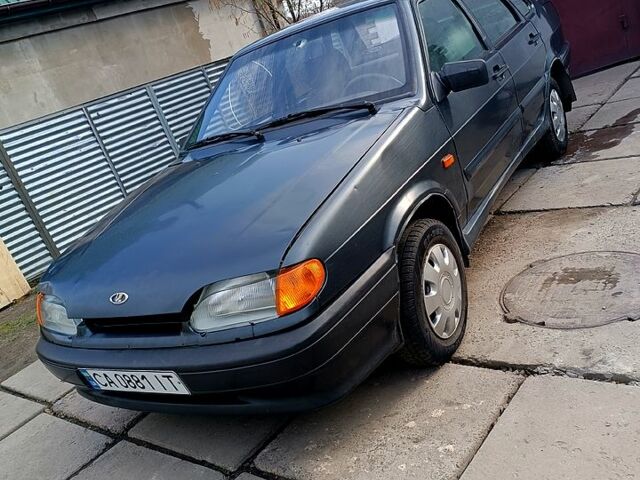 Черный ВАЗ 2115 Самара, объемом двигателя 1.6 л и пробегом 230 тыс. км за 1000 $, фото 1 на Automoto.ua