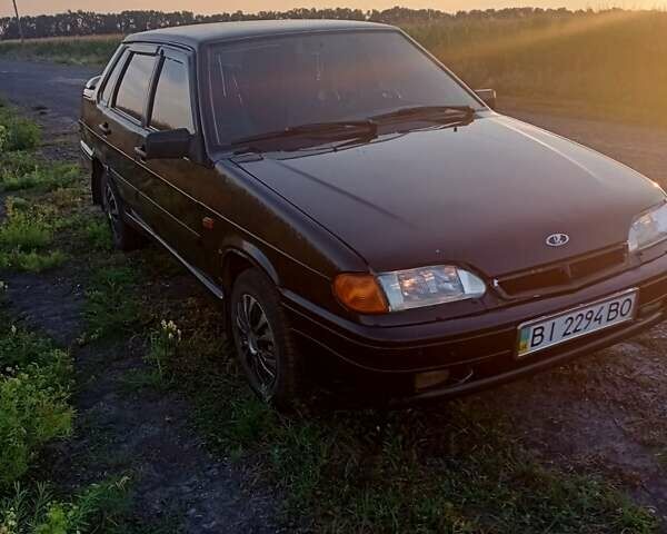 Черный ВАЗ 2115 Самара, объемом двигателя 1.6 л и пробегом 191 тыс. км за 2500 $, фото 1 на Automoto.ua