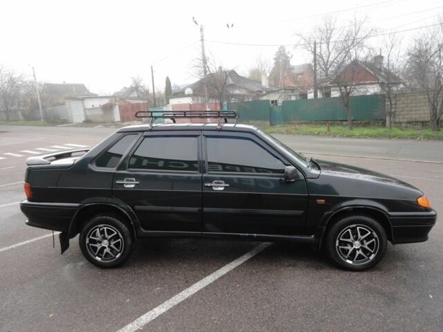 Черный ВАЗ 2115 Самара, объемом двигателя 1.6 л и пробегом 112 тыс. км за 3299 $, фото 1 на Automoto.ua