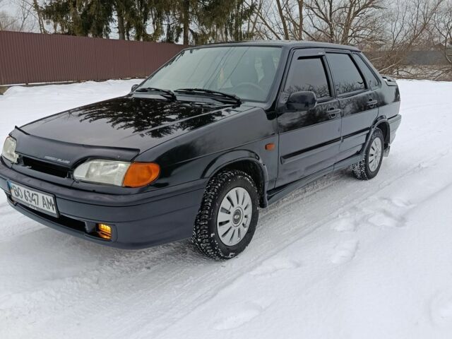 Черный ВАЗ 2115 Самара, объемом двигателя 1.6 л и пробегом 91 тыс. км за 1850 $, фото 1 на Automoto.ua