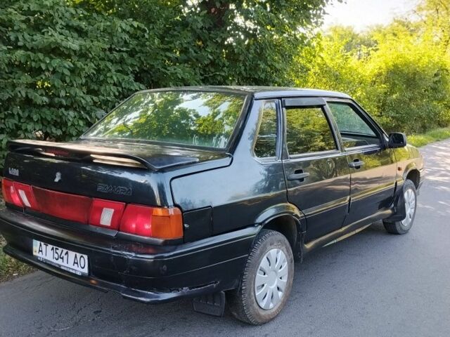 Черный ВАЗ 2115 Самара, объемом двигателя 1.6 л и пробегом 168 тыс. км за 852 $, фото 1 на Automoto.ua