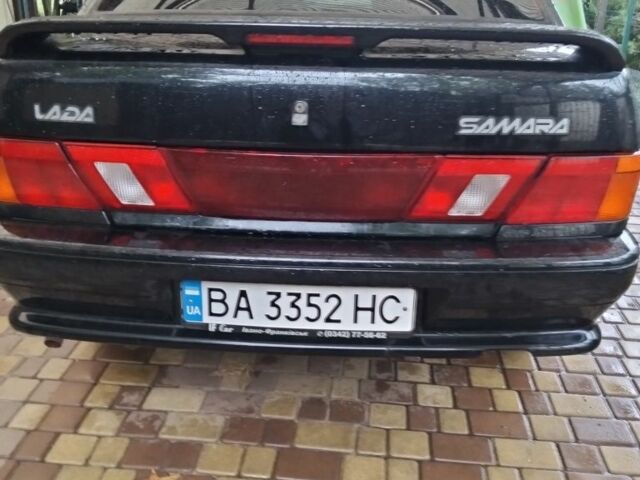 Чорний ВАЗ 2115 Самара, об'ємом двигуна 1.6 л та пробігом 51 тис. км за 3400 $, фото 1 на Automoto.ua