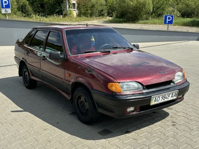 Красный ВАЗ 2115 Самара, объемом двигателя 1.5 л и пробегом 243 тыс. км за 1650 $, фото 1 на Automoto.ua