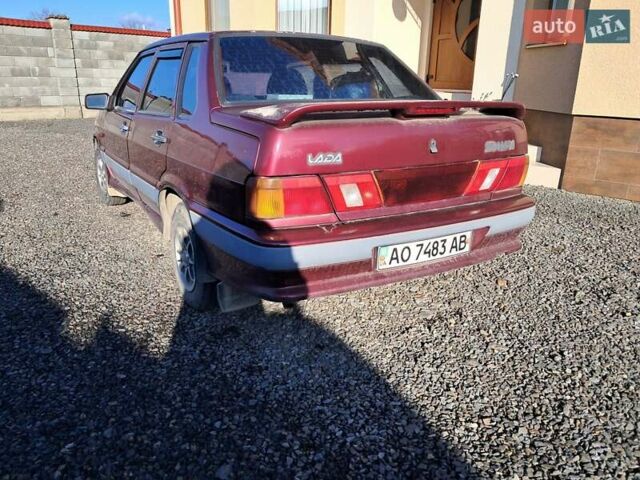 Красный ВАЗ 2115 Самара, объемом двигателя 1.5 л и пробегом 218 тыс. км за 2099 $, фото 1 на Automoto.ua