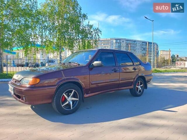 Красный ВАЗ 2115 Самара, объемом двигателя 1.6 л и пробегом 155 тыс. км за 2250 $, фото 1 на Automoto.ua