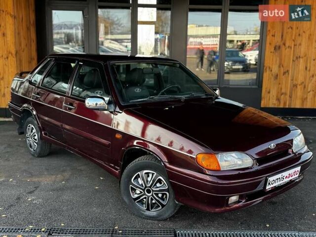 Красный ВАЗ 2115 Самара, объемом двигателя 1.6 л и пробегом 160 тыс. км за 3599 $, фото 1 на Automoto.ua