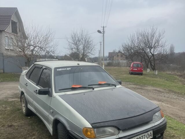 Серый ВАЗ 2115 Самара, объемом двигателя 1.5 л и пробегом 100 тыс. км за 1000 $, фото 1 на Automoto.ua