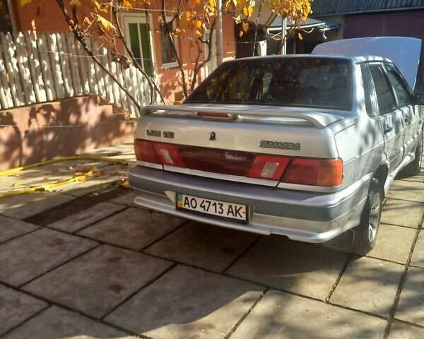 Серый ВАЗ 2115 Самара, объемом двигателя 1.5 л и пробегом 128 тыс. км за 2000 $, фото 1 на Automoto.ua