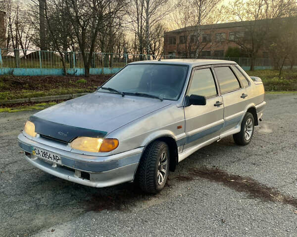 Серый ВАЗ 2115 Самара, объемом двигателя 1.5 л и пробегом 250 тыс. км за 1150 $, фото 1 на Automoto.ua