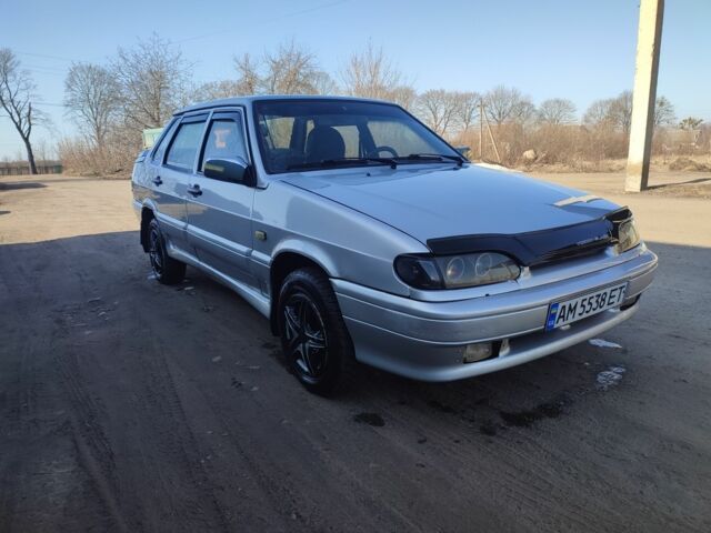 Серый ВАЗ 2115 Самара, объемом двигателя 1.5 л и пробегом 251 тыс. км за 1129 $, фото 1 на Automoto.ua