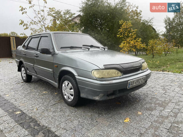 Серый ВАЗ 2115 Самара, объемом двигателя 1.5 л и пробегом 777 тыс. км за 1100 $, фото 1 на Automoto.ua