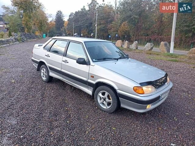 Серый ВАЗ 2115 Самара, объемом двигателя 1.5 л и пробегом 200 тыс. км за 1450 $, фото 1 на Automoto.ua
