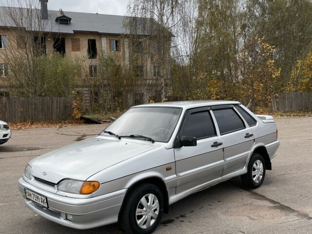 Серый ВАЗ 2115 Самара, объемом двигателя 1.5 л и пробегом 230 тыс. км за 1600 $, фото 1 на Automoto.ua