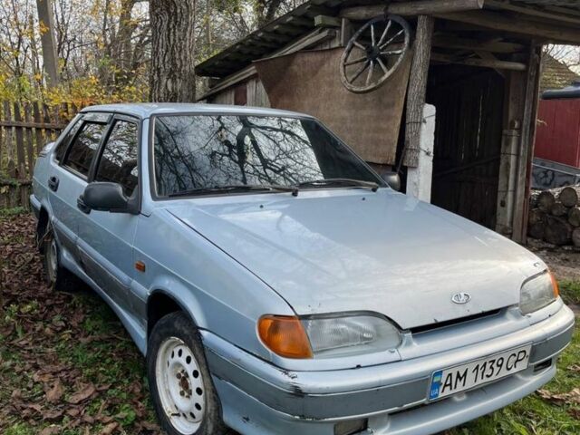 Серый ВАЗ 2115 Самара, объемом двигателя 1.5 л и пробегом 220 тыс. км за 1500 $, фото 1 на Automoto.ua