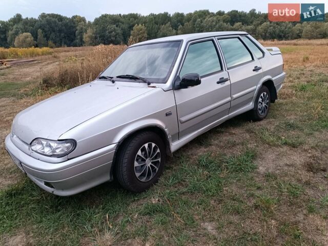 Серый ВАЗ 2115 Самара, объемом двигателя 1.5 л и пробегом 390 тыс. км за 2100 $, фото 1 на Automoto.ua