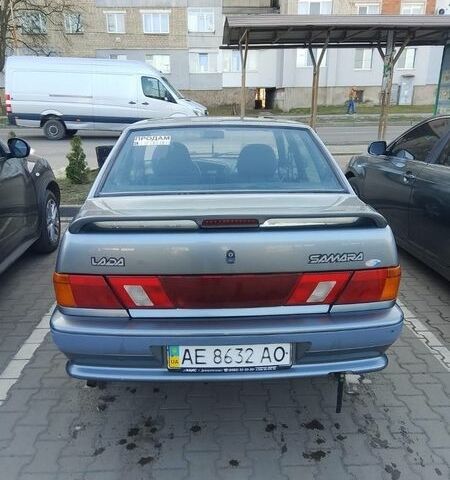 Серый ВАЗ 2115 Самара, объемом двигателя 1.5 л и пробегом 121 тыс. км за 1750 $, фото 1 на Automoto.ua
